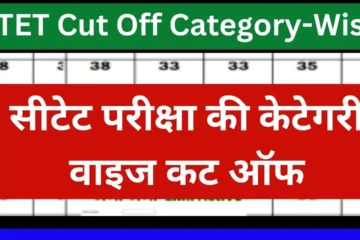 CTET Cut Off Category-Wise