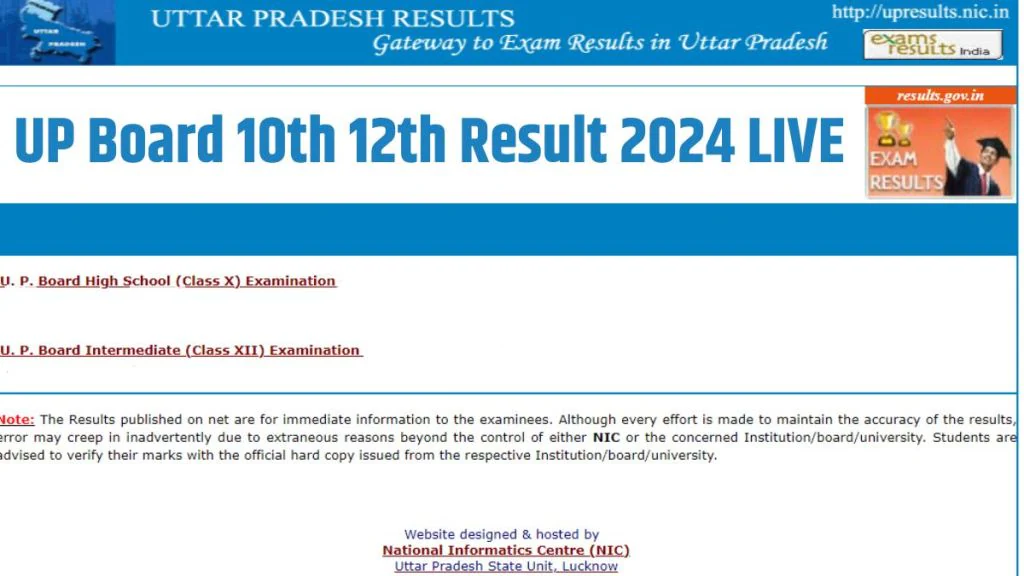 UP Board 10th 12th Result 2024 Date