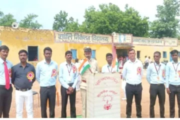 78th Independence Day at Shanti Niketan Vidyalaya Urimari, honoring meritorious students