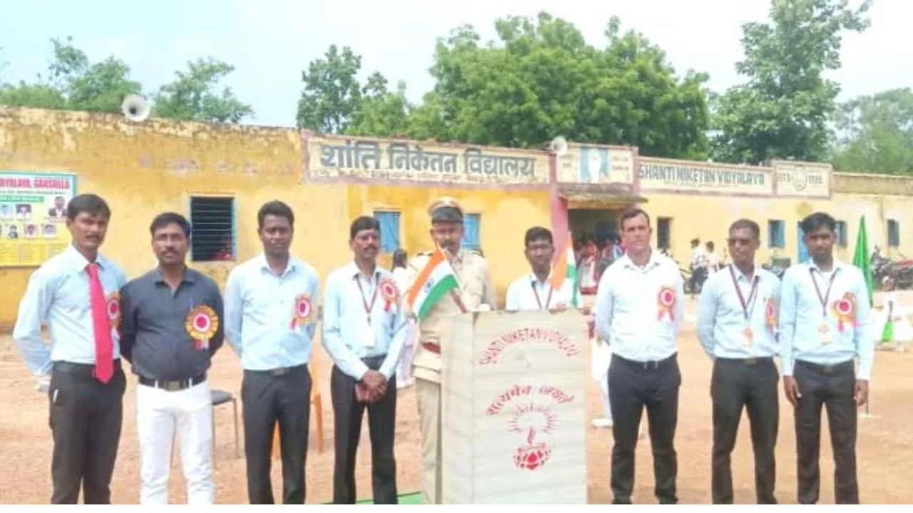 78th Independence Day at Shanti Niketan Vidyalaya Urimari, honoring meritorious students