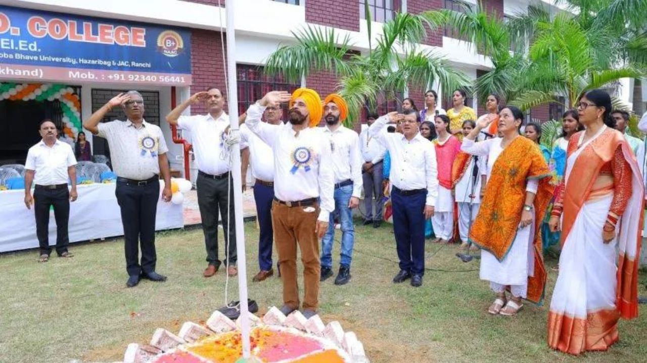 78th Independence Day celebrated in Scholar B.Ed College