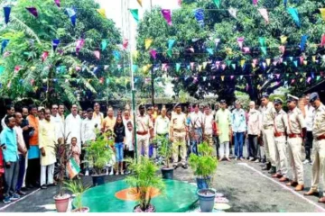 78th Independence Day celebration organized in Bhadaninagar OP campus