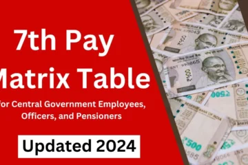 7th Pay Matrix Table