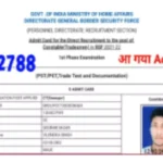 BSF HCM Admit Card 2024