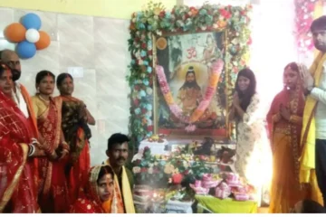 Baba Ganinath's birth anniversary was celebrated with full enthusiasm and devotion. in bhurkunda