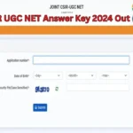 CSIR UGC NET Answer Key 2024 Out