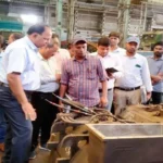 Chief Mechanical Engineer inspected Patratu Diesel Loco Shed