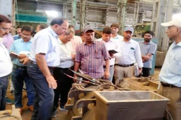 Chief Mechanical Engineer inspected Patratu Diesel Loco Shed