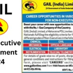 GAIL Non-Executive Recruitment 2024