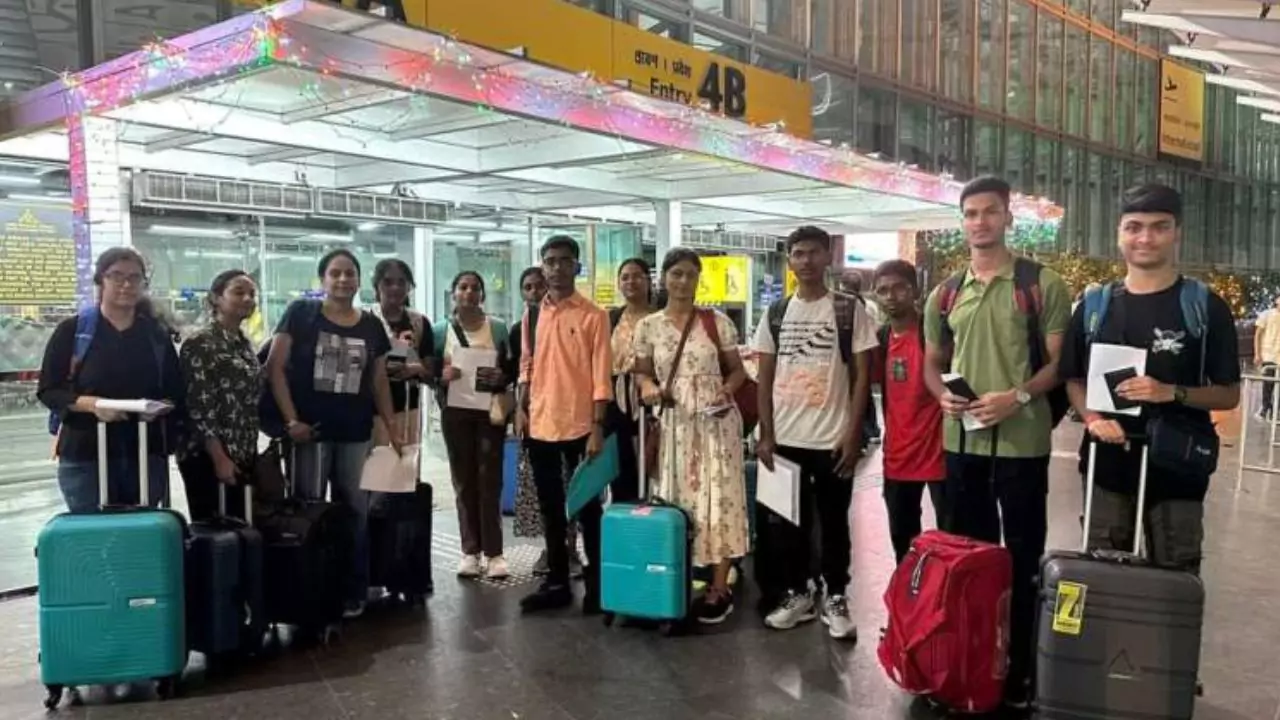 Gift of trip to Malaysia to meritorious students of Pentecostal Assembly School