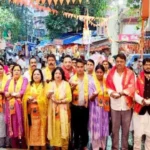 Grand Maha Aarti organized on the fourth Monday evening at Pahari Baba Temple, Ranchi