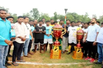 Grand inauguration of Namo football tournament in Gola