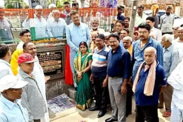 Hazaribagh Foundation stone laid for drain construction in Mandai Khurd at a cost of Rs 1.57 crore.