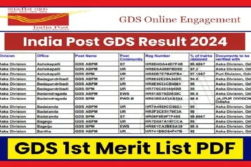 India Post GDS Merit List 2024