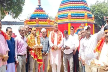 MP Manish Jaiswal offered prayers at Rajrappa Maa Chhinnamastika temple