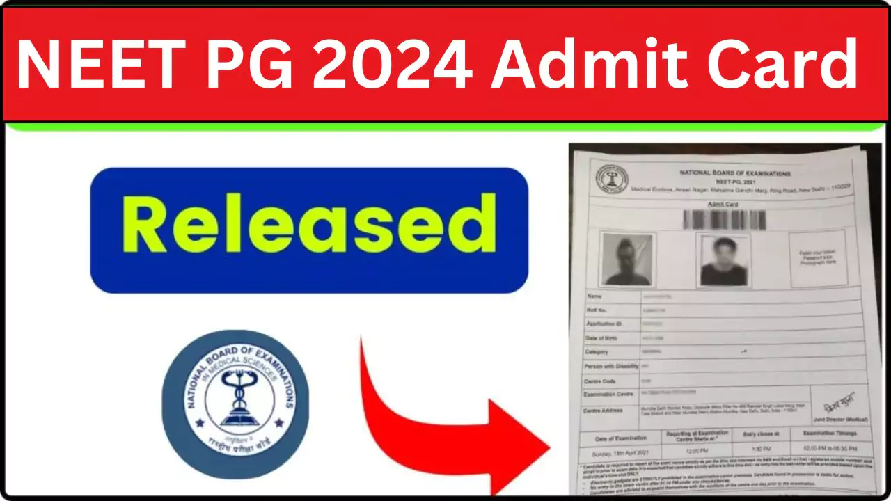 NEET PG 2024 Admit Card