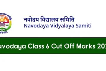 Navodaya Class 6 Cut Off Marks 2024