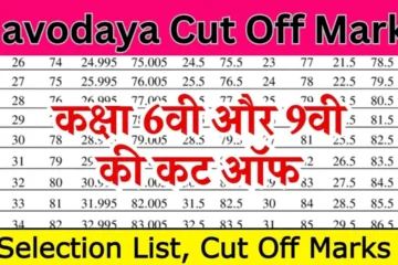 Navodaya Cut Off Marks