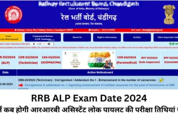 RRB ALP Exam Date 2024