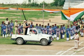 Ramgarh Final exercise for Independence Day held at Siddo-Kanhu ground