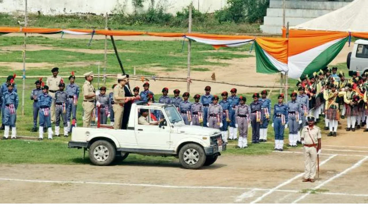 Ramgarh Final exercise for Independence Day held at Siddo-Kanhu ground