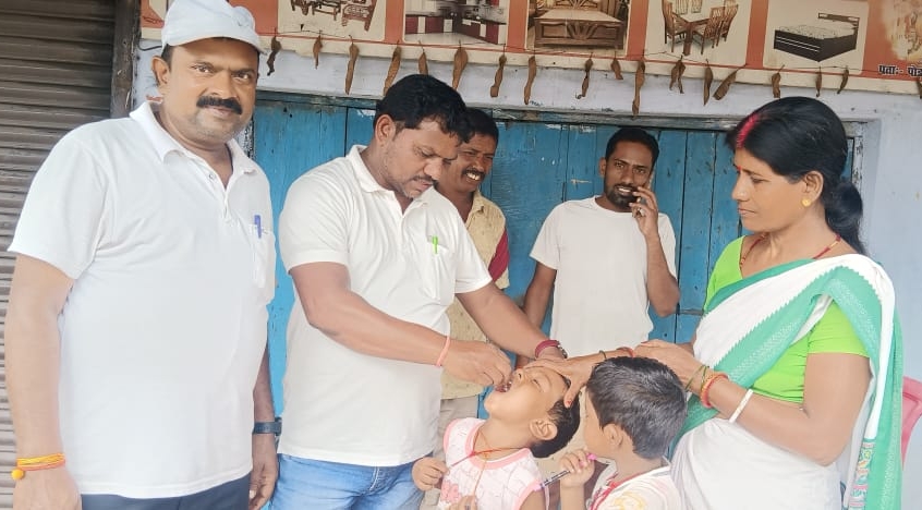 Successful organization of polio campaign in Sayal Dakshin Panchayat