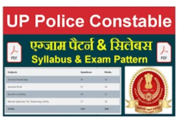 UP Police Constable Syllabus and Exam Pattern 2024