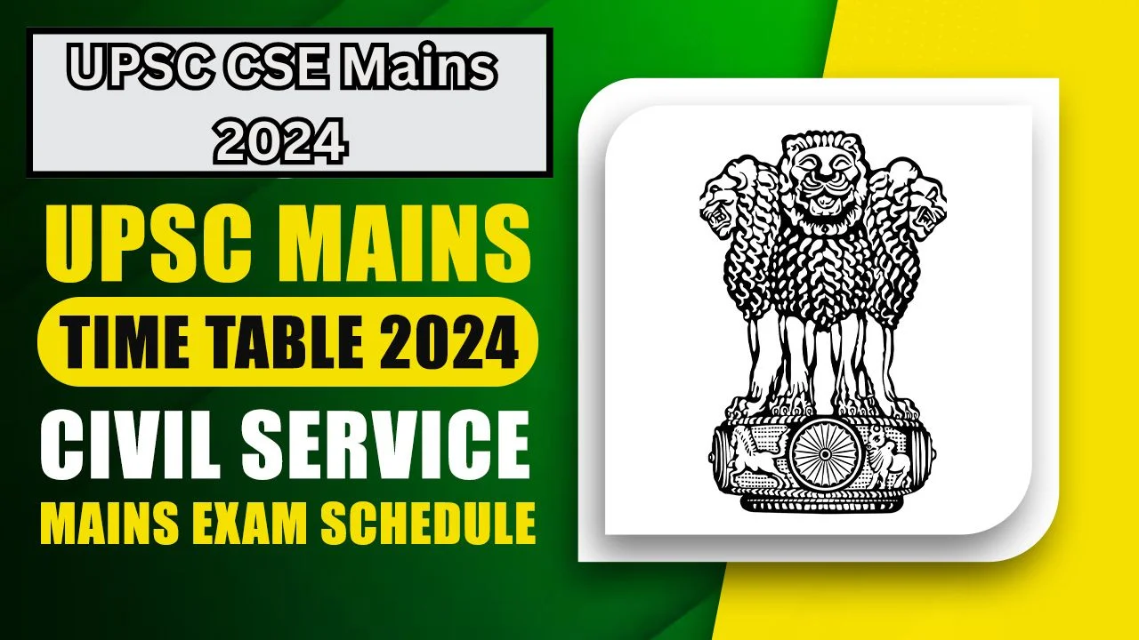 UPSC CSE Mains 2024