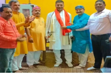 Vijay Jaiswal honored for becoming BJP District General Secretary