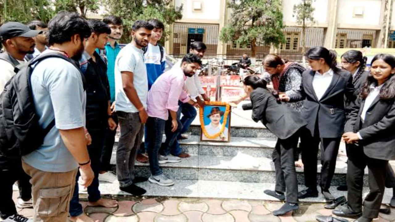 AISA's tribute ceremony on the birth anniversary of Bhagat Singh in Ranchi College