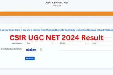 CSIR UGC NET 2024 Result