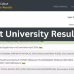 Calicut University Result 2024