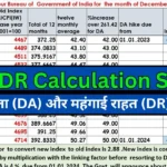 DADR Calculation Sheet