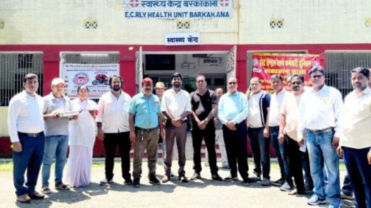 East Central Railway Union organized blood donation camp in Barkakana