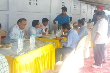 Grand Bhandara organized in Ramgarh CCL Barka-Syal General Manager Office