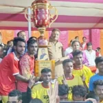 Grand closing of Namo football tournament organized by Ramgarh MP Manish Jaiswal