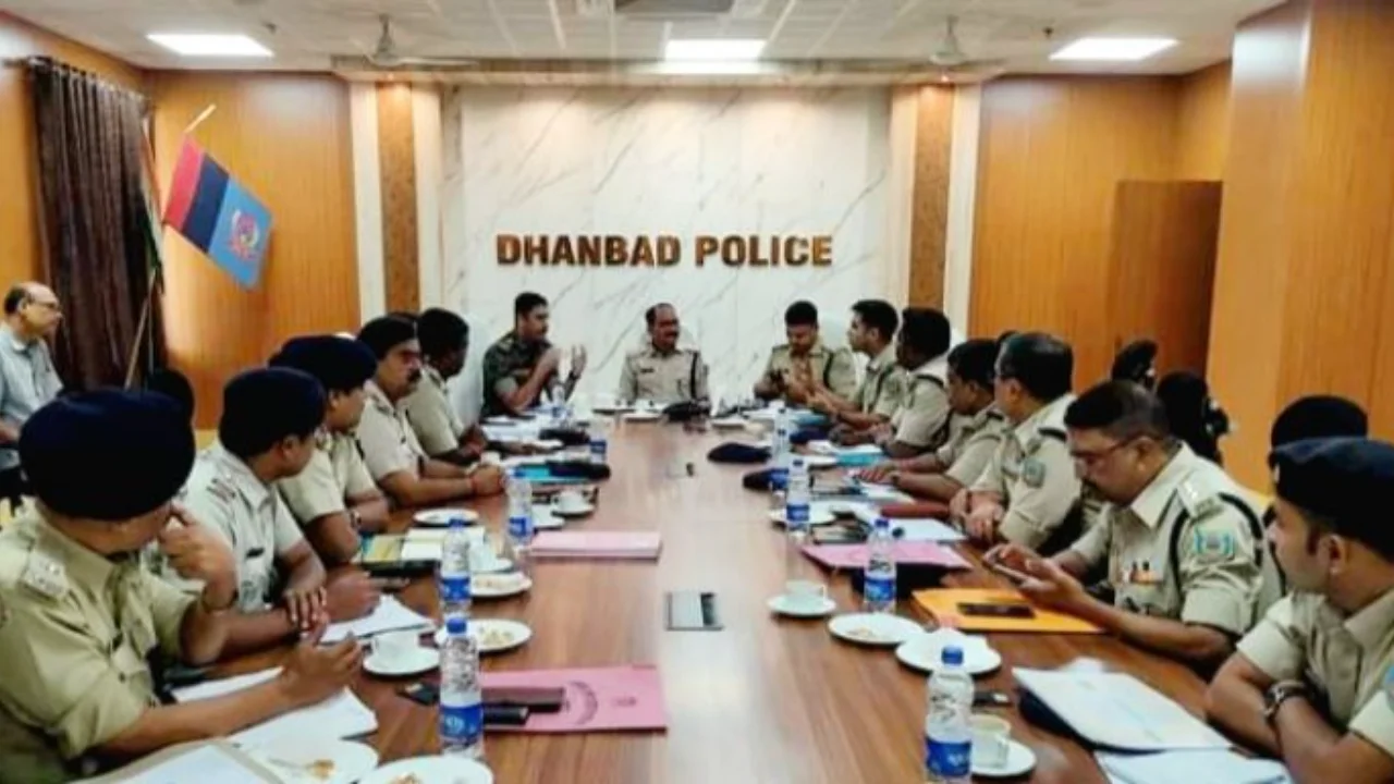 High level meeting on security preparations for assembly elections concluded at Dhanbad Police Headquarters