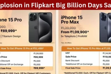 Huge discount on iPhone 15, available for Rs 50,499 - Explosion in Flipkart Big Billion Days Sale