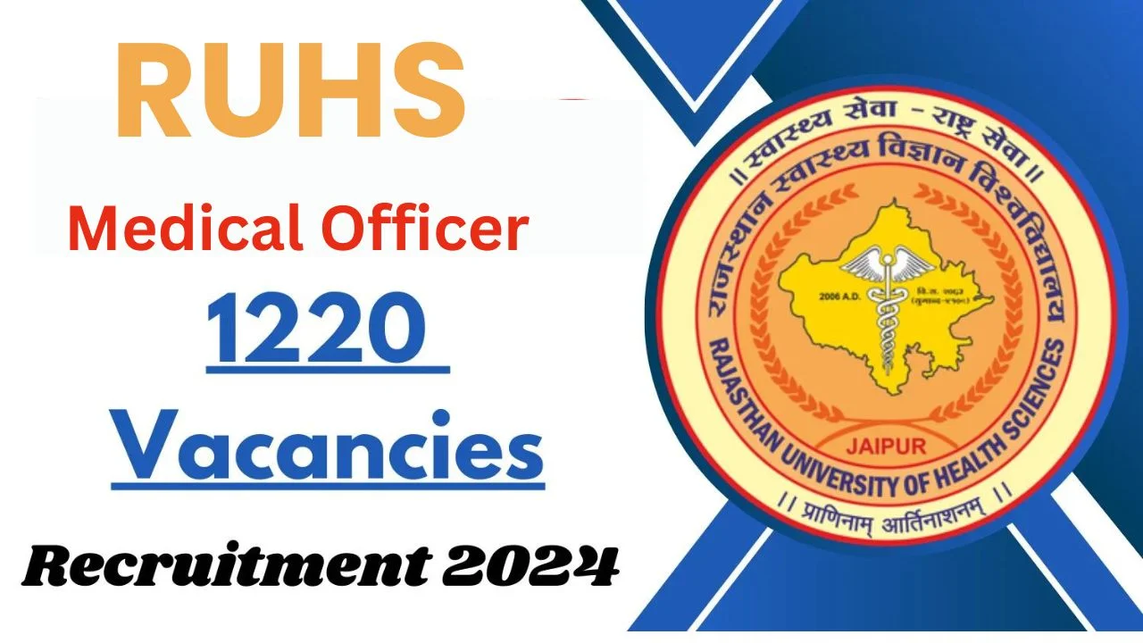 RUHS Medical Officer Recruitment 2024