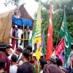 Ramgarh Amidst the rain, Mohammedi procession took out with much fanfare in Mani Eid-e-Milad-un-nabi, Bhurkunda.