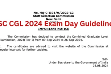 SSC CGL 2024 Exam Day Guidelines