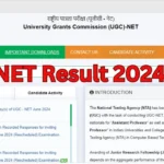 UGC NET Result 2024 LIVE