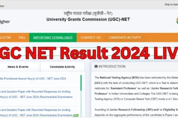 UGC NET Result 2024 LIVE