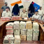 Big action by Ramgarh Police, 536 bottles of illegal liquor seized in Gola, shopkeeper arrested