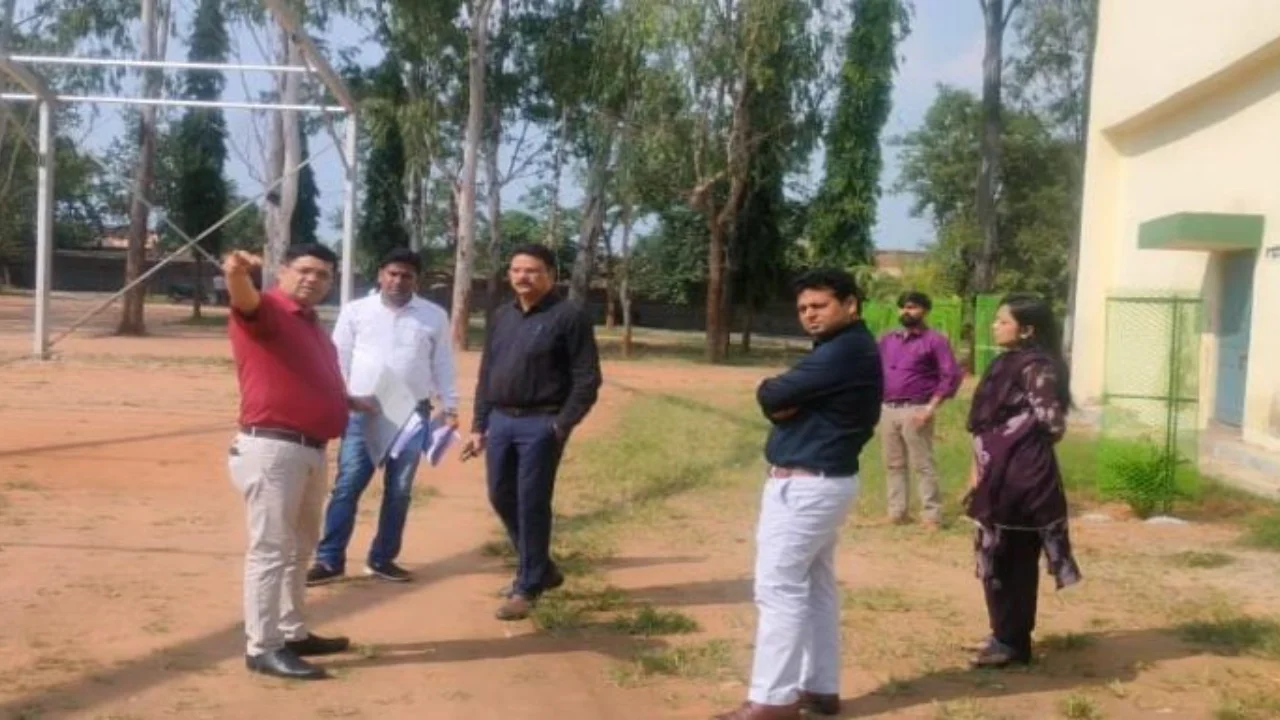 Deputy Commissioner inspected Ramgarh College regarding preparations for the upcoming assembly elections