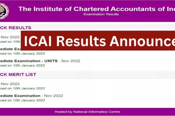 ICAI Results Announced