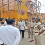 In view of security for Dhanbad Durga Puja, SSP inspected the puja pandals of the city.