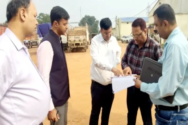 Intensive inspection of Pandara counting site by District Election Officer