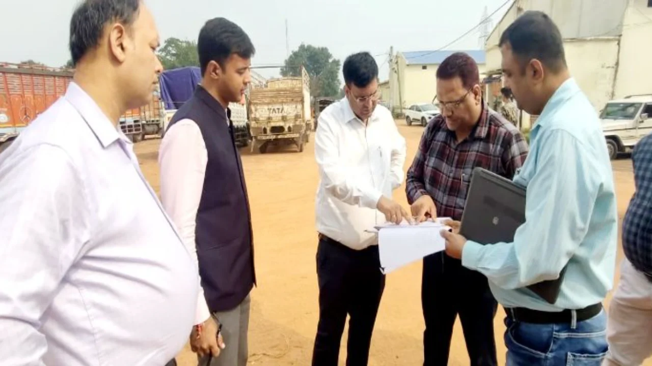 Intensive inspection of Pandara counting site by District Election Officer