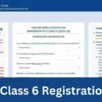 JNVST Class 6 Registration 2025